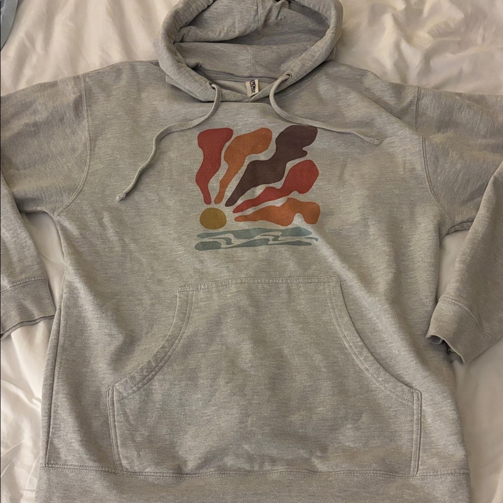 Beautiful Sunset Over The Ocean Hooded Sweatshirt-🏄Surfing-Skateboarding🛹